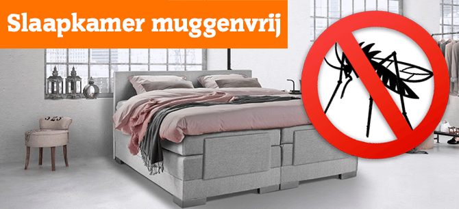 Hoe houdt u uw slaapkamer vrij van muggen maar toch koel?