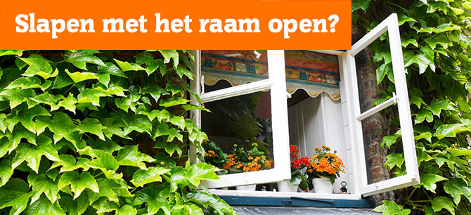 Slapen met het raam open?
